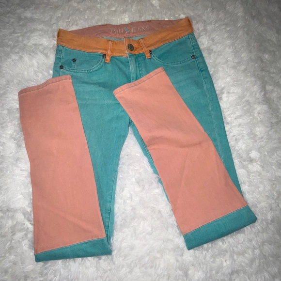 Rare Tri Color MiH jeans - Picture 1 of 4